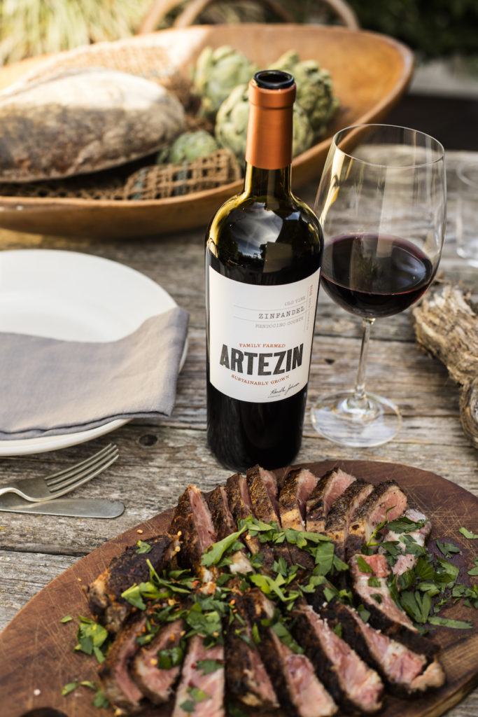 Grilled Ribeye Steak with Sweet Onion and Pt. Reyes Blue Cheese Relish